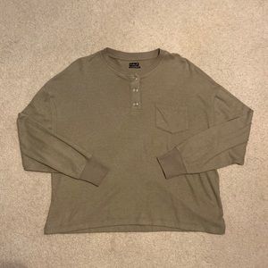 UO Out From Under - Soft Long-sleeve Lounge Top